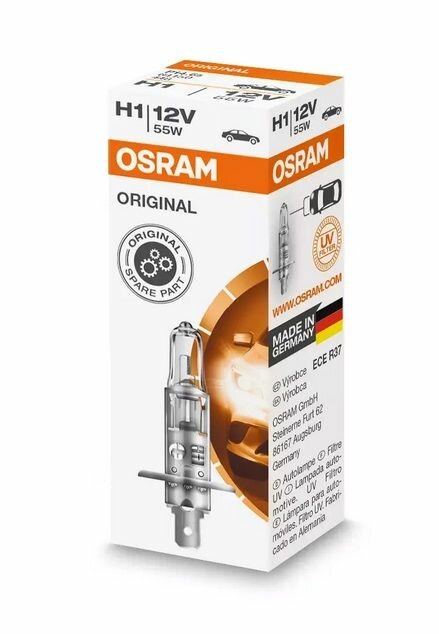 фото Лампа автомобильная галогенная OSRAM Original Line 64150 H1 12V 55W P14,5s