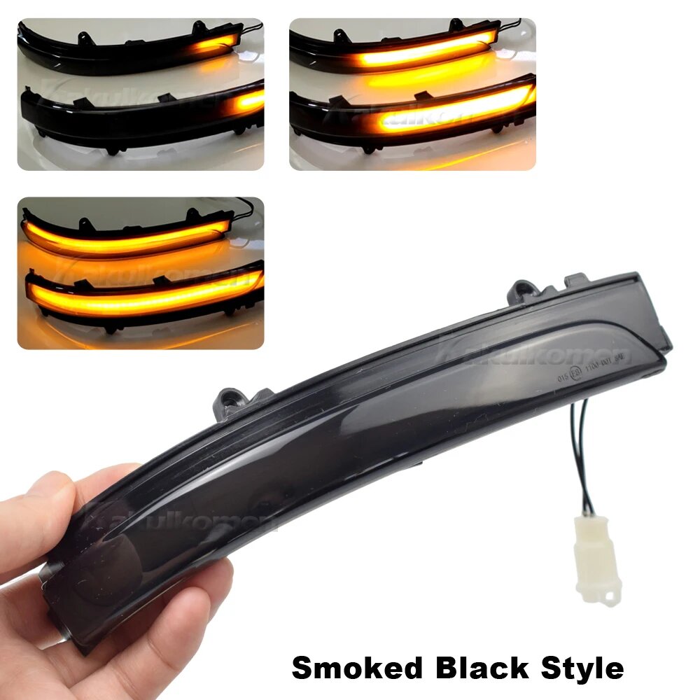Светодиодный динамический поворотник Smoked Black для VW Jetta/Gol/Spacefox