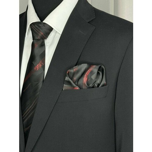 Нагрудный платок черный красный 550₽