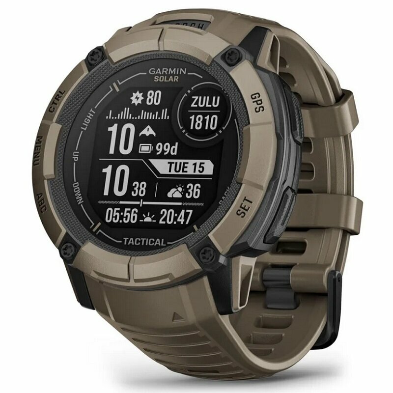 Умные часы Garmin INSTINCT 2 Solar Tactical Cayote-Tan