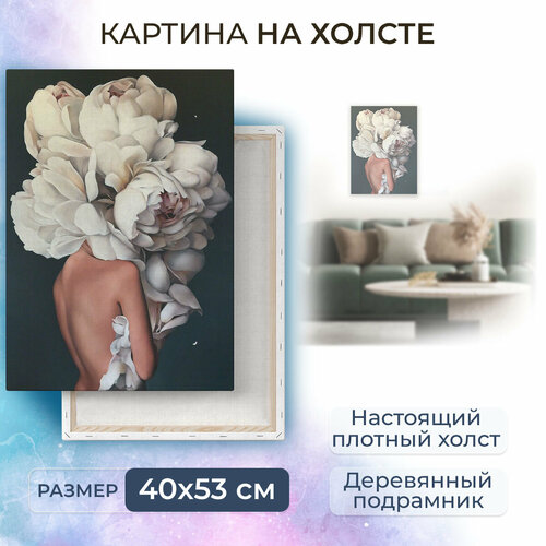 Картина на холсте, репродукция / Amy Judd - Эми Джадд / Размер 40 x 53 см Ананас Постер