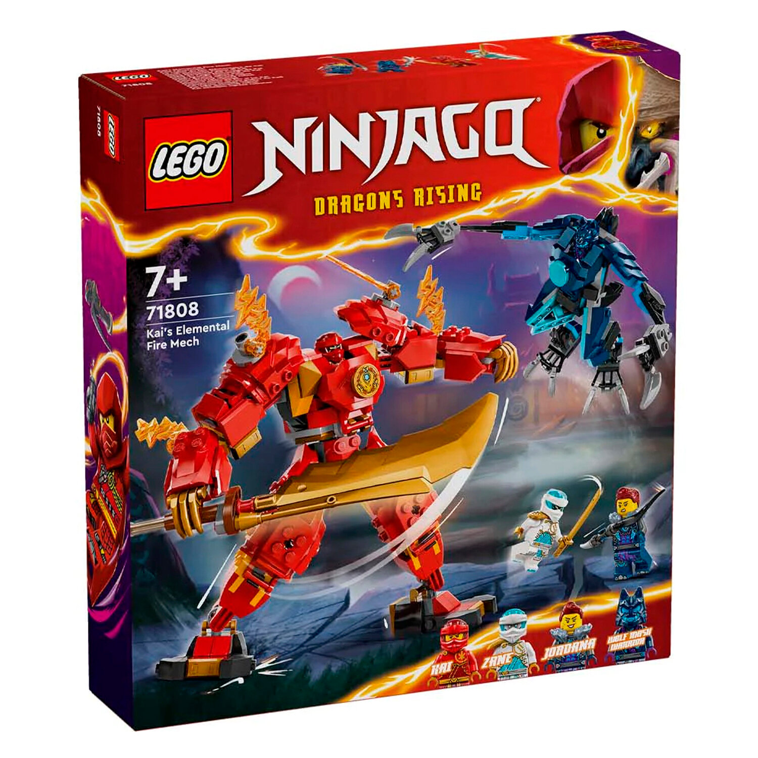 Конструктор LEGO Ninjago 71808 Мех огненной стихии Кая, 322 дет.