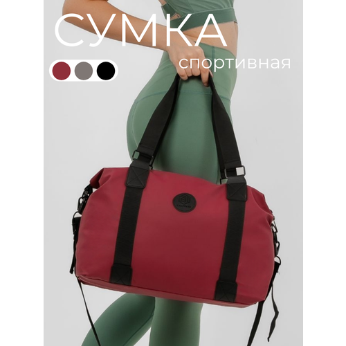 Сумка спортивная STARRKO, 35 л, 44х35х15 см, ручная кладь, бордовый