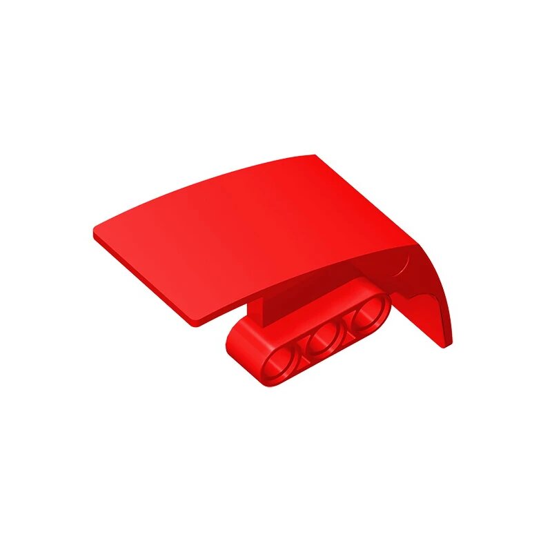 Красный брызговик Gobricks GDS-1112, цвет 010