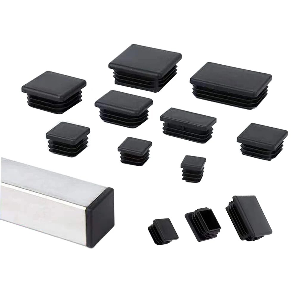 Пластиковый круглый заглушка для труб 10x20 мм-60x100 мм 2/4/10 шт 10pcs 10x20mm