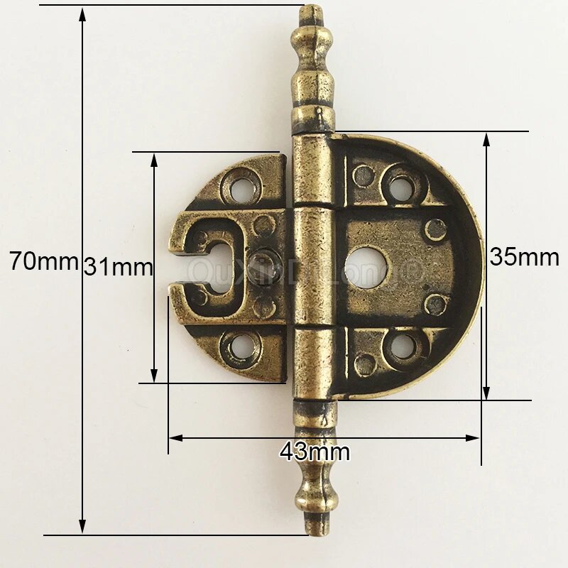 Бронзовые антикварные петли OuXinDiLong GF1436 CD202-S