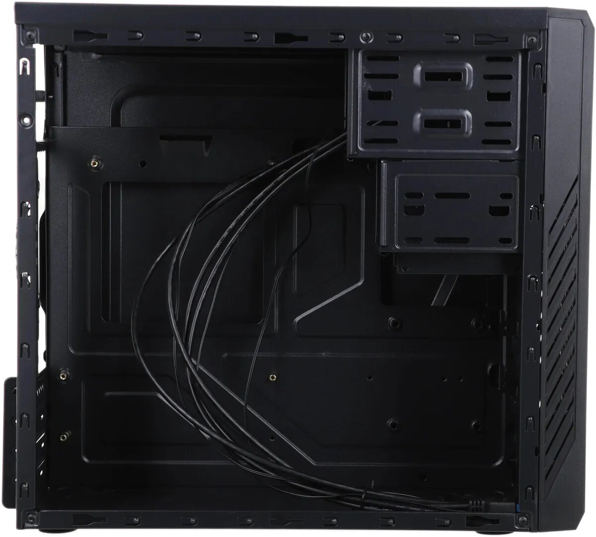Корпус Accord черный без БП mATX 2xUSB2.0 2xUSB3.0 audio - фото №6