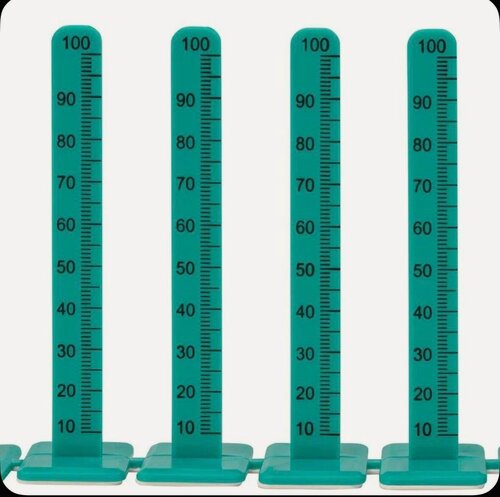 Изображение товара Маяки для наливного пола Bihui, 100 штук, двусторонний скотч, бирюзовые