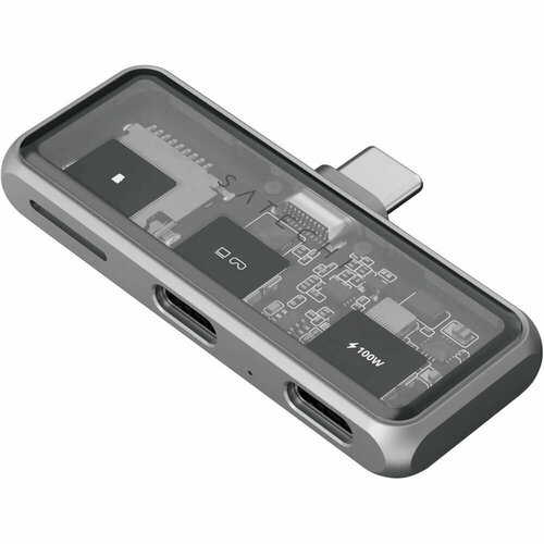 Адаптер для ноутбука Satechi Mobile XR Hub PD 100W with microSD серый (ST-HXRSDM)