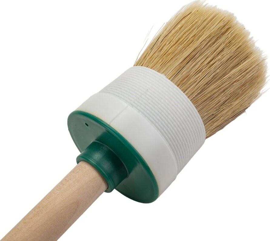 Кисть малярная круглая волат №14 10702-50 50 мм, для ЛКМ на масляной основе, густых лаков, олифы, эмалей — фото 1