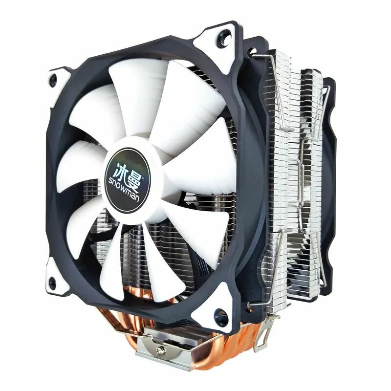 Кулер для процессора, 6 тепловых трубок, 120 мм, 4-контактный PWM RGB для Intel LGA 1700 2011 1200 1150 1151 1155 AMD AM