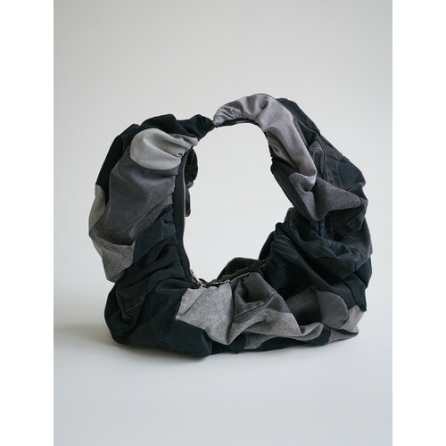 Сумка хобо 'RISHI, черный/серый