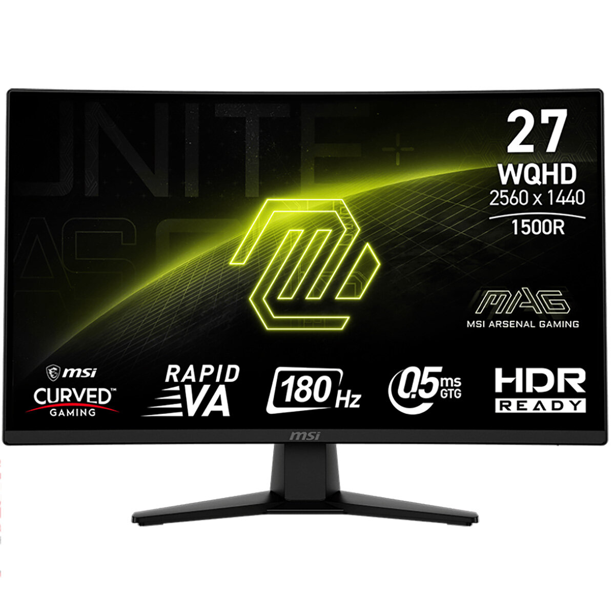 27" Монитор MSI 274CQF, VA, 2560x1440, 180 Гц