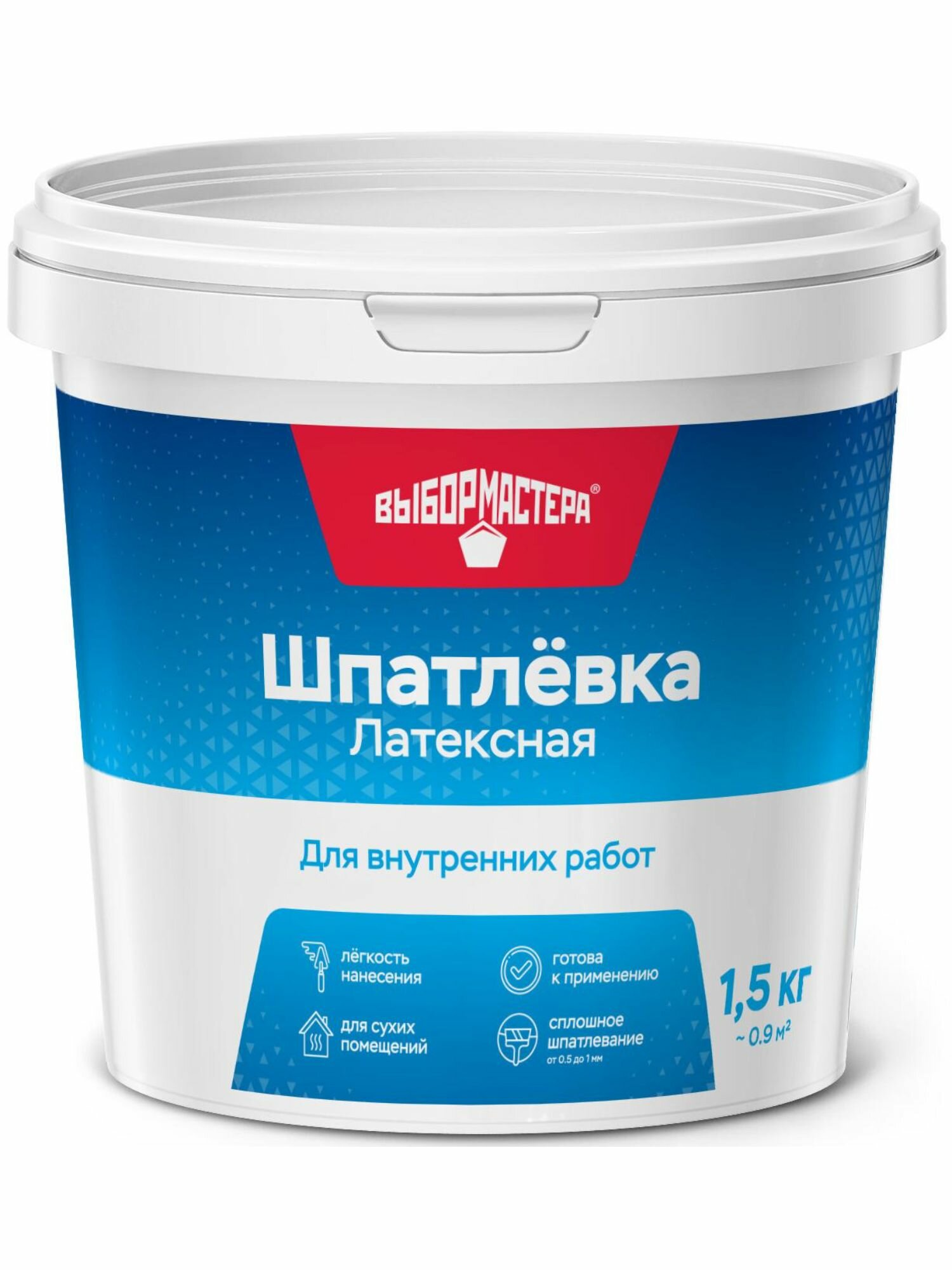 Шпаклевка латексная финишная Выбор мастера 1.5 кг