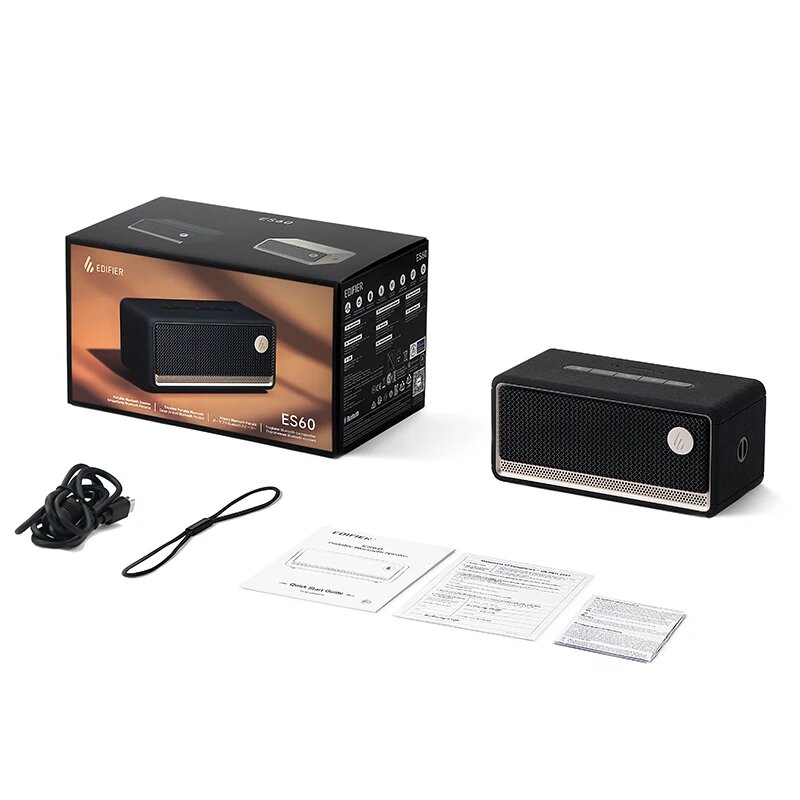 Edifier ES60 Портативный Bluetooth-динамик, Black