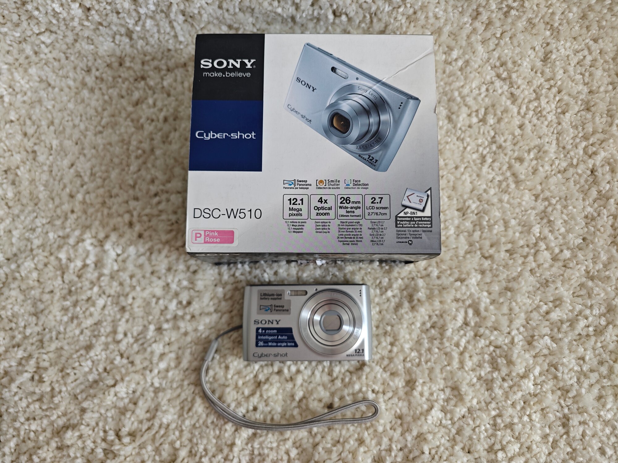 Компактный фотоаппарат Sony DSC-W510