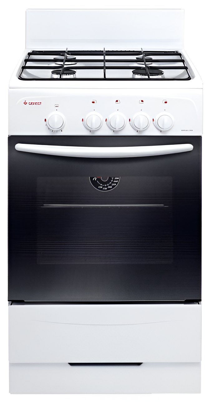 Газовая плита GEFEST 3200-08 с газовой духовкой и стальными решётками