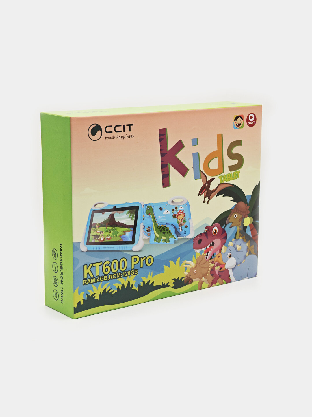Детский планшет "КТ-600", Android 10, IPS, 4 GB RAM, 128 GB ROM — фото 1
