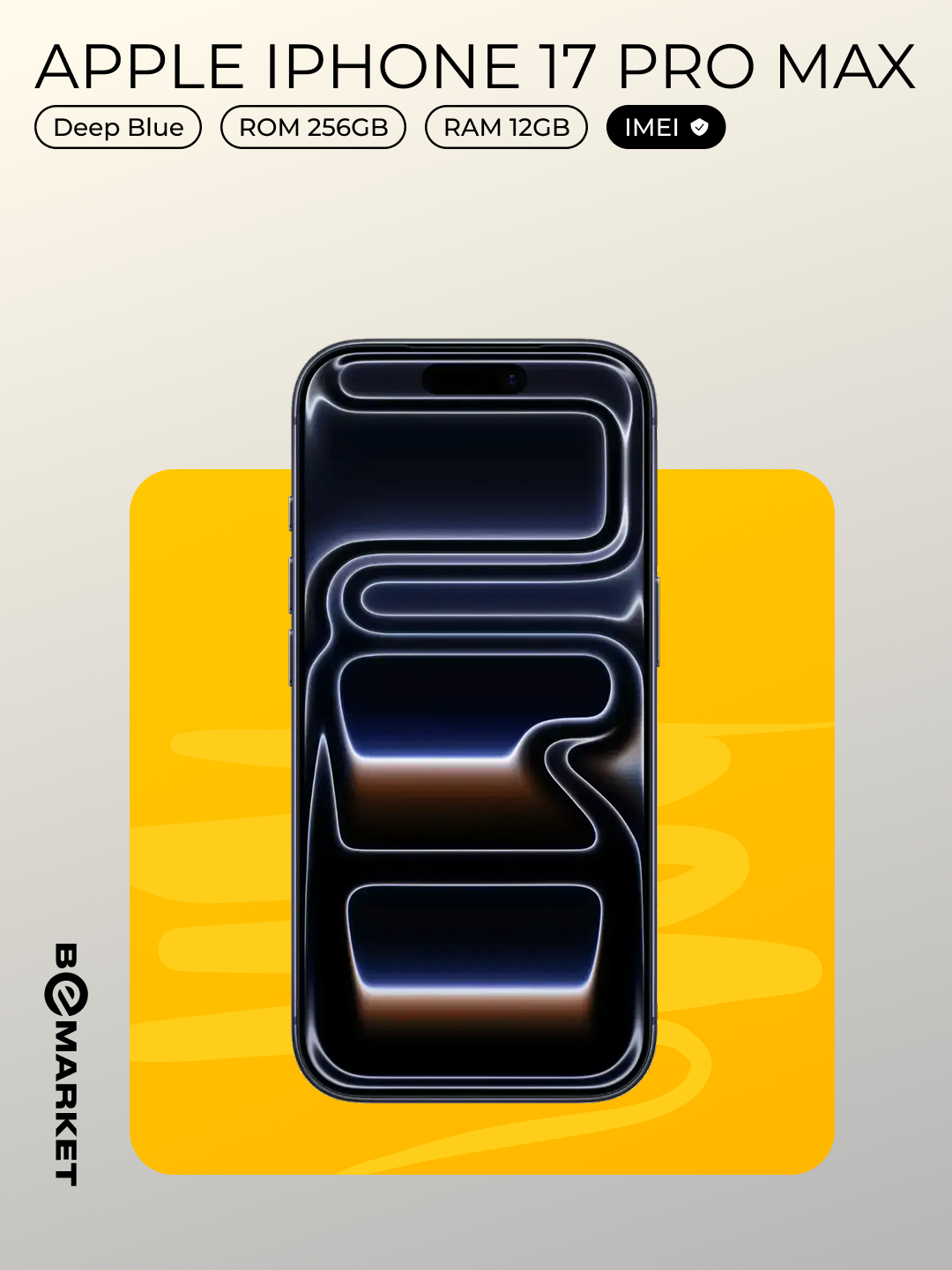 Смартфон Apple Iphone 17 Pro Max Deep Blue 256 GB (SIM + eSIM) | Официальный IMEI | Гарантия 1 год - Официальный IMEI — фото 1