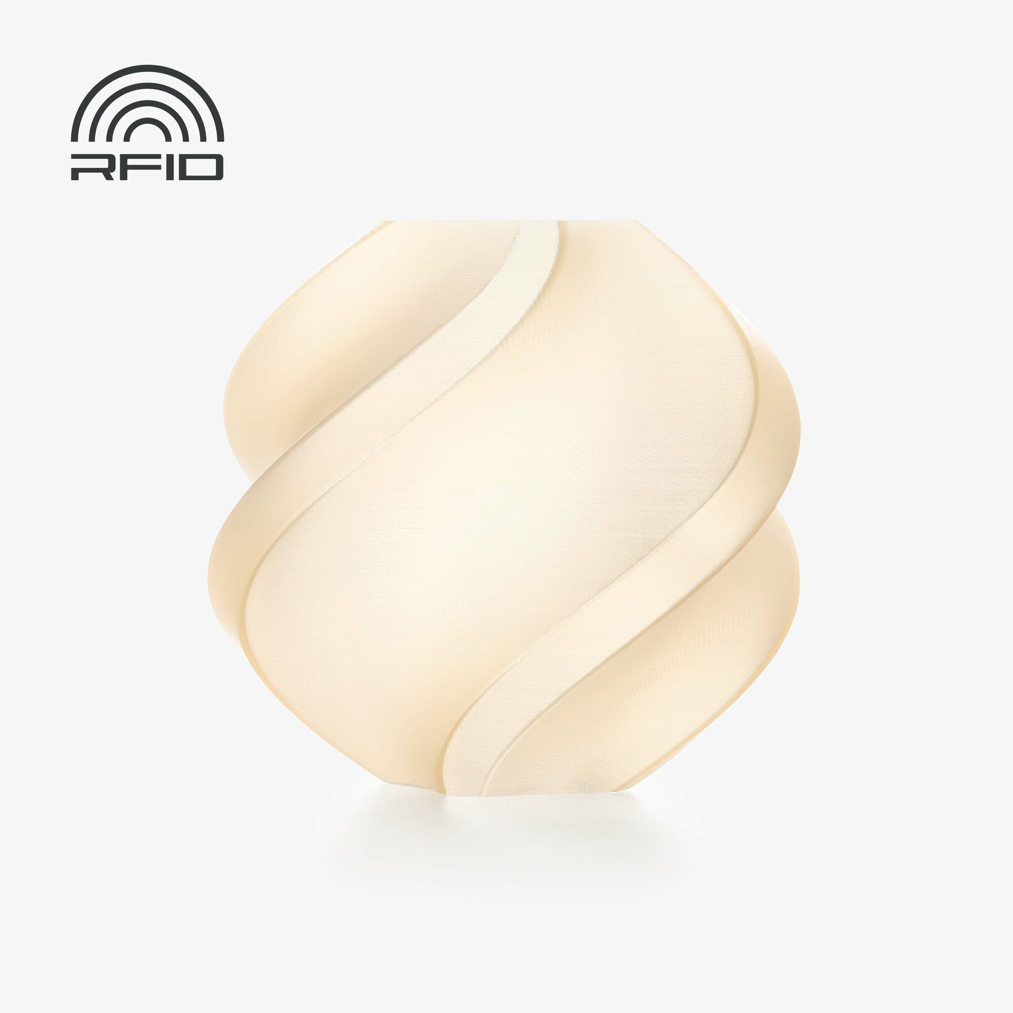 Филамент для 3D-принтера BambuLab PLA Transluсent Нежно-желтый (Mellow Yellow 13410), 1 кг, с катушкой