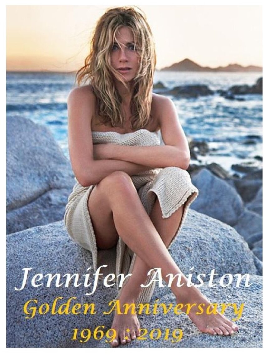 Jennifer Aniston. Golden Anniversary 1969 : 2019