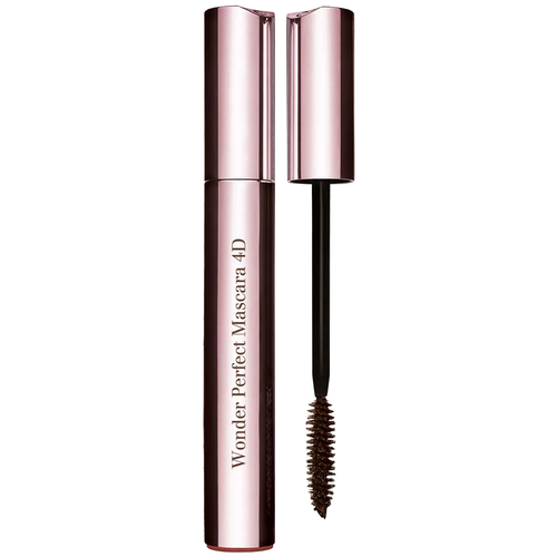 Clarins Тушь для ресниц Wonder Perfect Mascara 4D, 02 perfect brown водостойкая тушь для ресниц с эффектом 4d clarins wonder perfect mascara 4d waterproof 8 мл