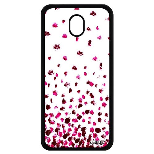 фото Защитный чехол на телефон // samsung galaxy j7 2017 // "снег" кружочки стиль, utaupia, белый