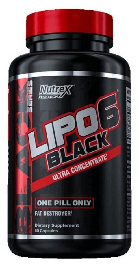 Nutrex Lipo-6 black ультра-концентрат (60 шт.) нейтральный