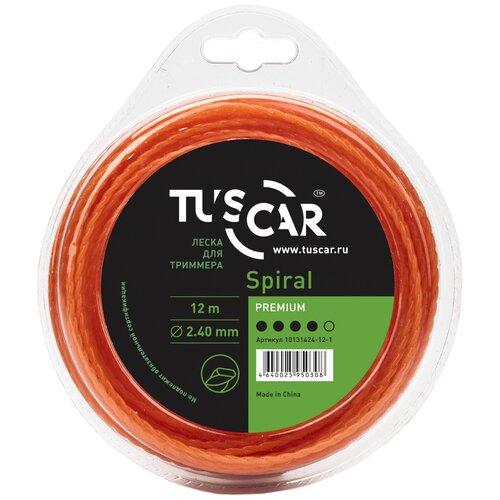 фото Леска tuscar spiral premium 2.4 мм 12 м