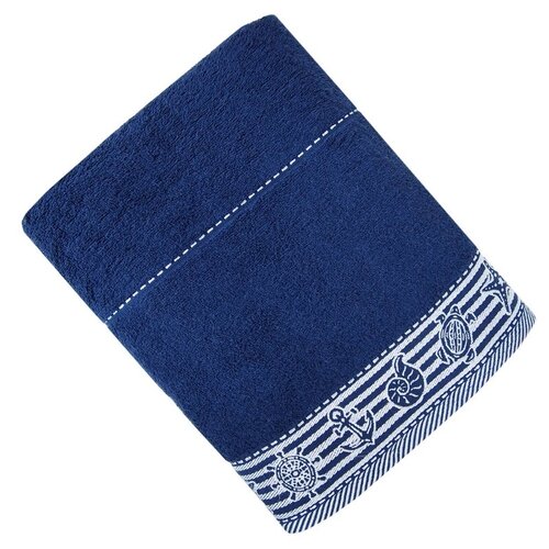 фото Tana home collection полотенце briz цвет: синий (90х140 см) br41621