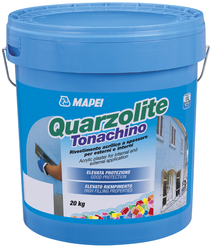 Эластичная акриловая штукатурка Mapei Quarzolite Tonachino 20 кг база T зерно 0.7 мм