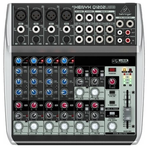 фото Настольный микшерный пульт behringer xenyx q1202usb