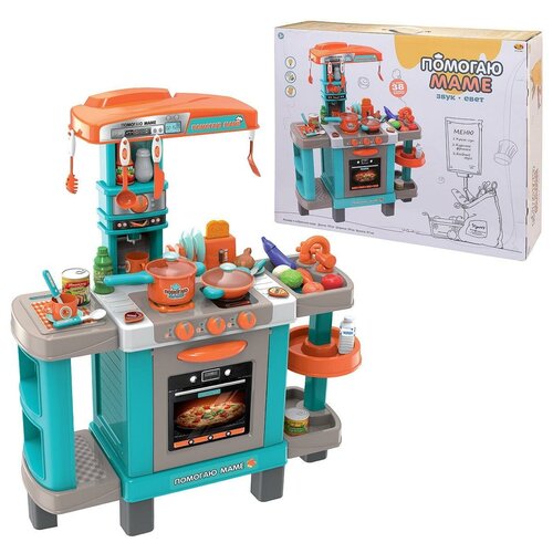 Купить Игровой набор Abtoys Помогаю Маме Кухня многофункциональная большая, Junfa toys