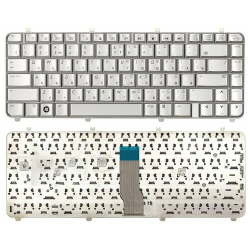 Клавиатура для ноутбука HP Pavilion DV5-1000 серебристая 104000₽
