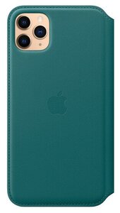 Фото Чехол Apple IPhone 11 Pro Max Leather Folio Peacock