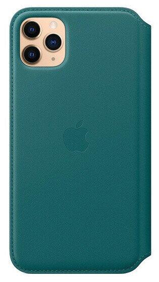 Чехол Apple IPhone 11 Pro Max Leather Folio Peacock