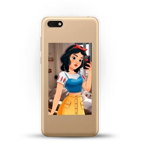 фото Силиконовый чехол белоснежка на huawei y5 lite (2018) andy & paul