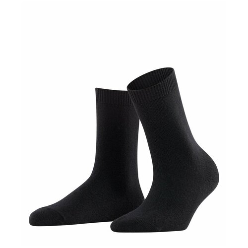фото Женские носки falke средние, утепленные, 140 den, размер 39-42, черный