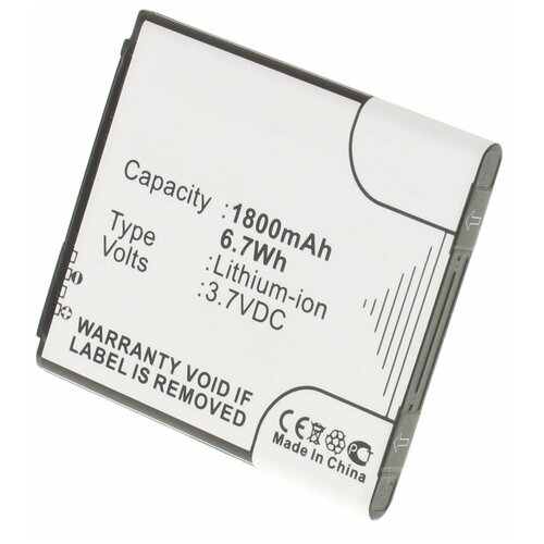 Аккумулятор iBatt iB-U3-M460 1800mAh для LG F-160K, L20, LGMS870, MS870, Spectrum 2, P880 Optimus 4X HD, P765 Optimus L9, H420 Spirit,