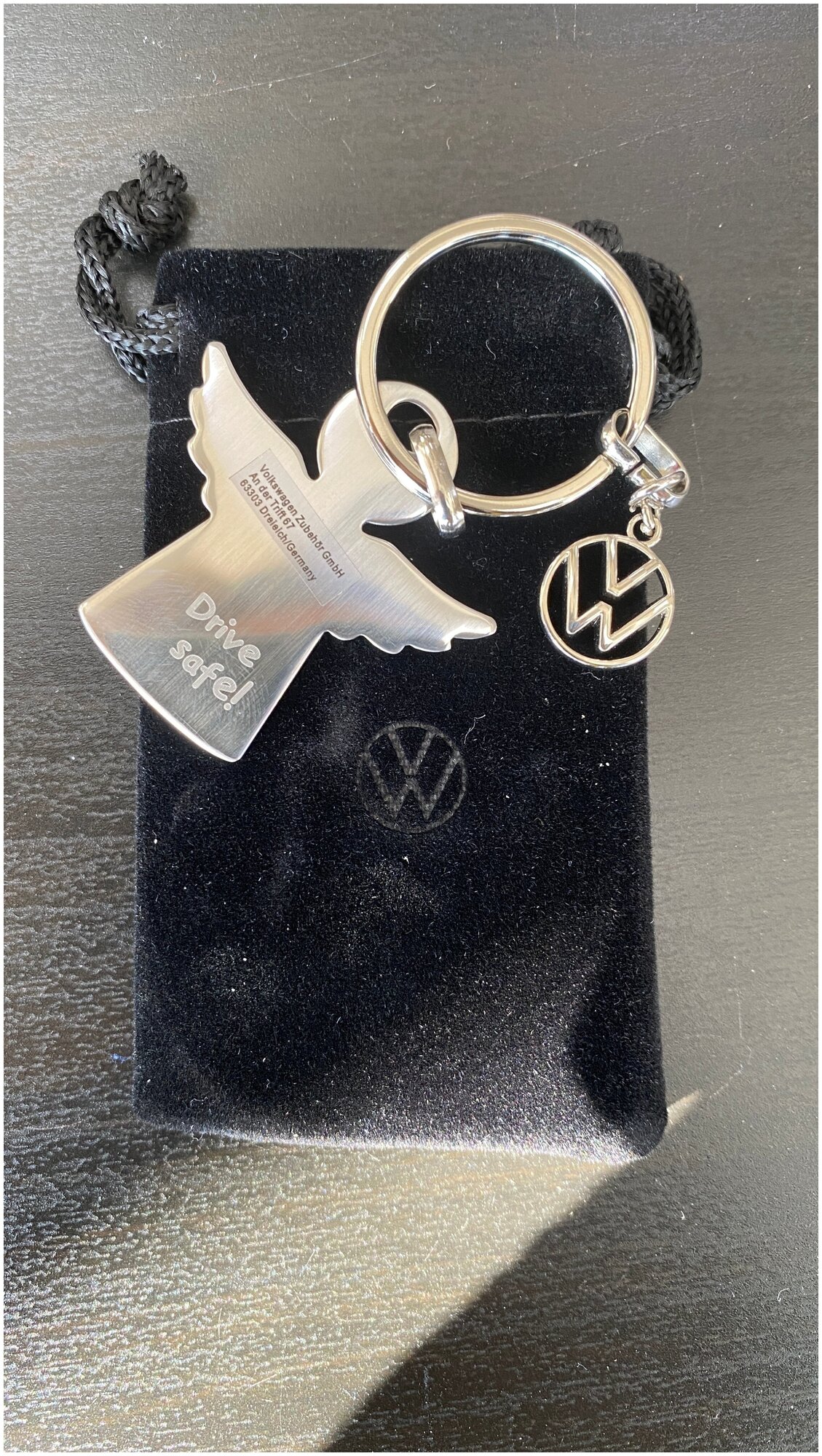 Брелок ангел-хранитель Volkswagen Drive Safe Keyring NM 