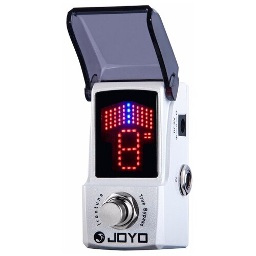 Тюнер/метроном Joyo JF-326 Irontune Chromatic Mini Pedal Tuner joyo блок питания для педалей joyo jmp 01 portable pedal power supply