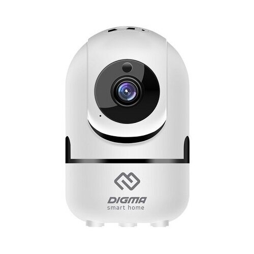 фото Digma division 201w p2p ip камера видеонаблюдения wifi поворотная с удаленным доступом белая