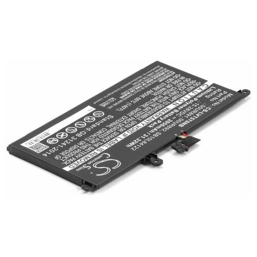 Внутренний аккумулятор для Lenovo ThinkPad T570 (00UR891) аккумулятор для ноутбука lenovo thinkpad t580 p52s p51s t480 t570 11 4 v 2000 mah pn 01av452