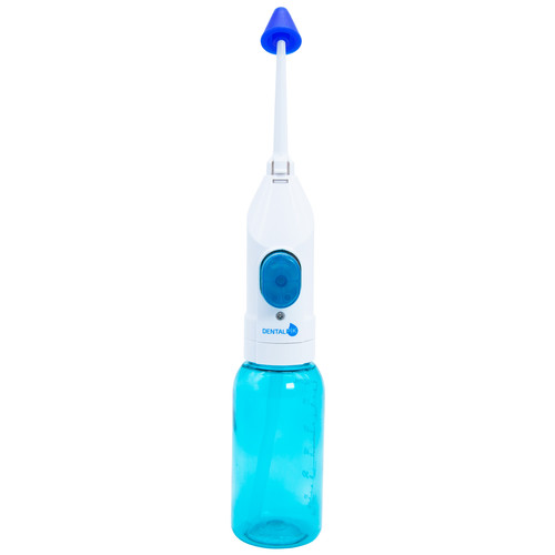Ирригатор Dentalpik Easy Clean мануальный для полости рта и носа, белый, синий