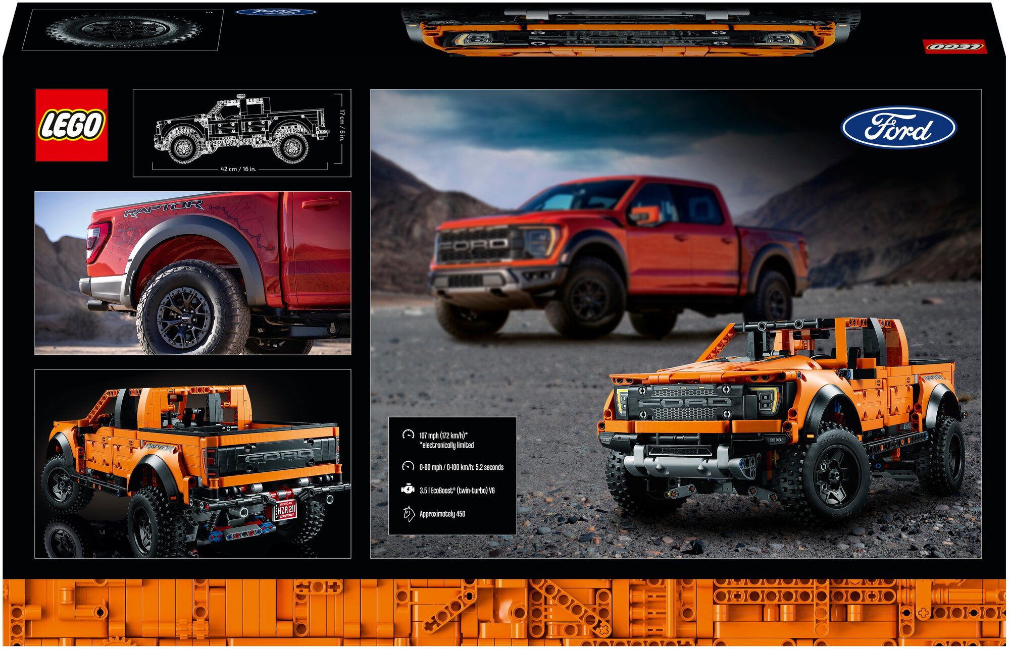 Конструктор Lego Technic Ford F-150 Raptor - фото №6