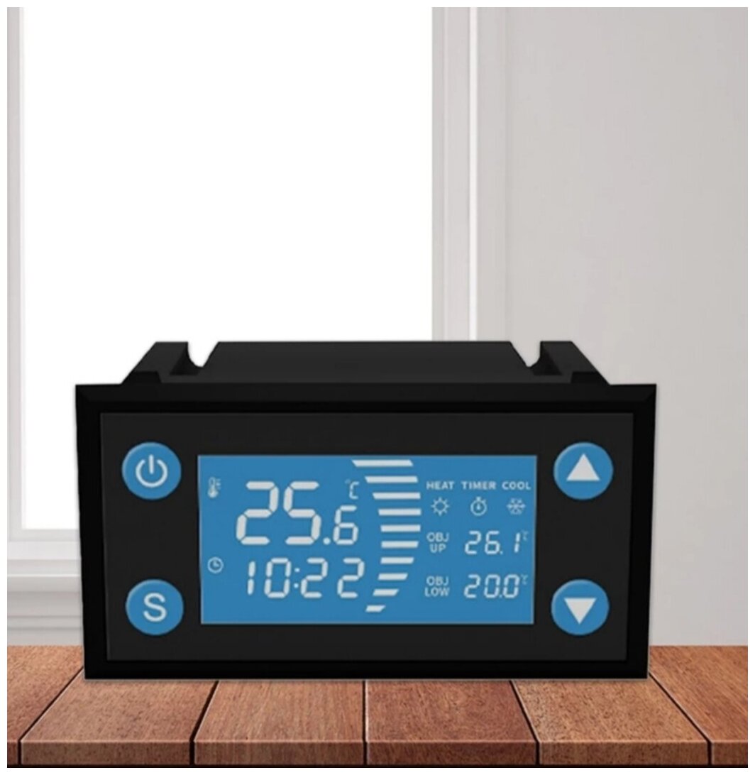 Интеллектуальный контроллер температуры Цифровой термостат W-1213 220V.