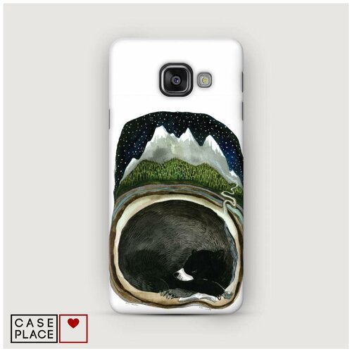 фото Чехол пластиковый samsung galaxy a3 2016 спящий медведь case place
