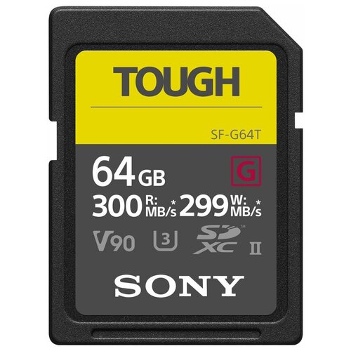 Карта памяти Sony SDXC 64GB Tough UHS-II