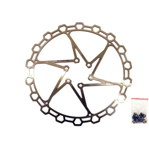 фото Alligator ротор тормоза alligator hk-r48-diy stealth,180мм, облегченный