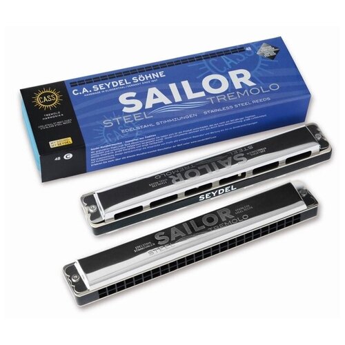 26480G Sailor Steel G Губная гармошка тремоло, Seydel Sohne